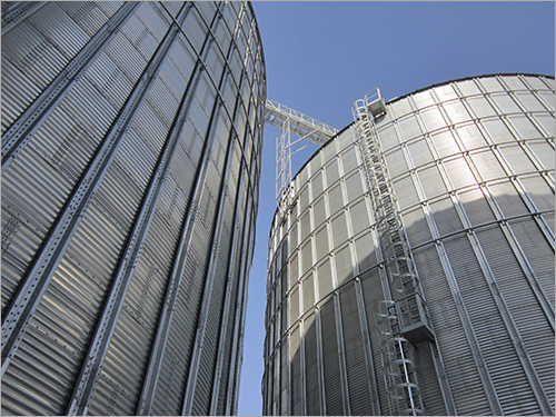 Commercial Flat Bottom Silo
