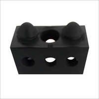 Molded Rubber Seat Setting - Rubber, 50x30x25mm, Black, 60 Shore A | Easy Install, Shock Absorption, Durable Material