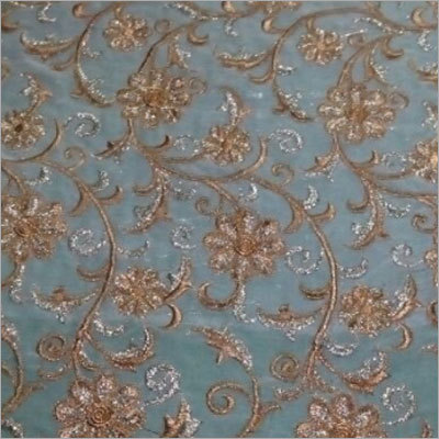Embroidery Viscose Zari Fabrics