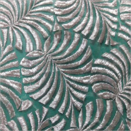 Embroidery Net Zari Fabrics