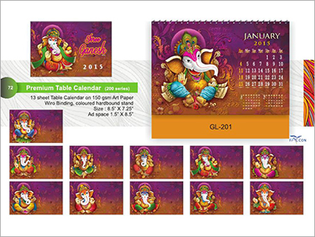 Table Fancy Calendar