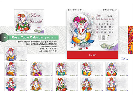 Designer Table Calendar