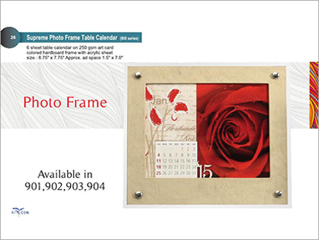 Photo Frame Table Calendar