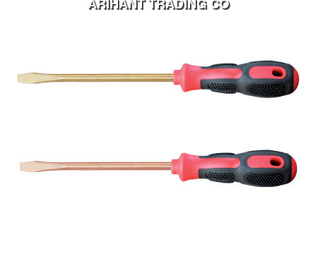 Carbon Steel Non-Sparking Slotted Screwdrivers