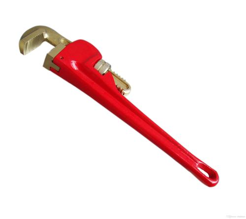 Non Sparking Adjustable Pipe Wrench Handle Material: Steel