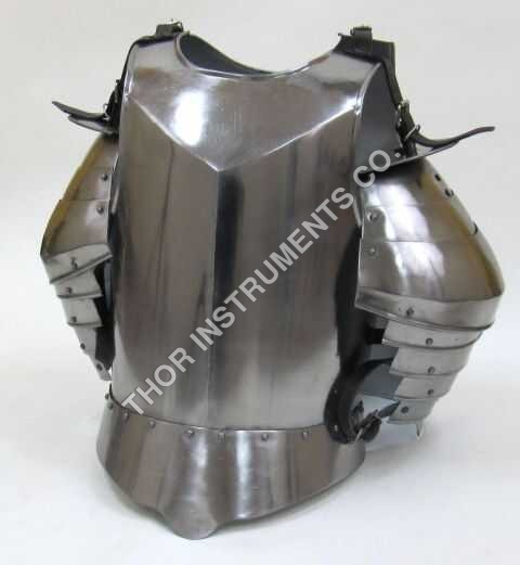 Metal Jacket Cross Antique Silver Armour Jacket