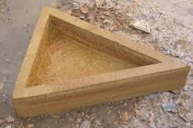 Articals - Sandstone, Varied Dimensions, Beige | Durable Material, Unique Triangular Design, Easy Installation, Weather Resistant