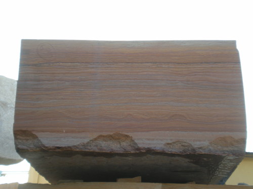 Rainbow Stone Block - Sandstone, Variable Dimensions, Brown | Durable Material, Unique Pattern, Weather Resistant, Easy to Clean