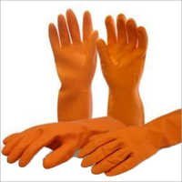 Rubber Hand Gloves - Pure Latex Rubber, Sizes 10" to 24" | Unisex, Chemical & Acid Resistant, Firm Grip, Smooth Surface