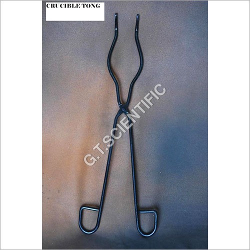 Crucible Tong - Stainless Steel, Lab Use, Silver Color | 1-year Warranty, Versatile Shapes And Sizes Available