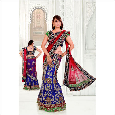 Hand Work Lehenga Sarees