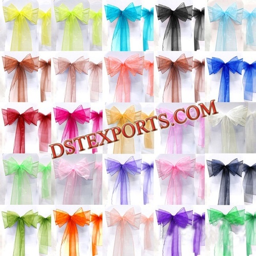 WEDDING COLOURFUL SASHAS - Tulle Material, Multicolored, Versatile Design, Durable Bow Style