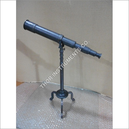 Vintage black Solid Brass Nautical TripodTelescope