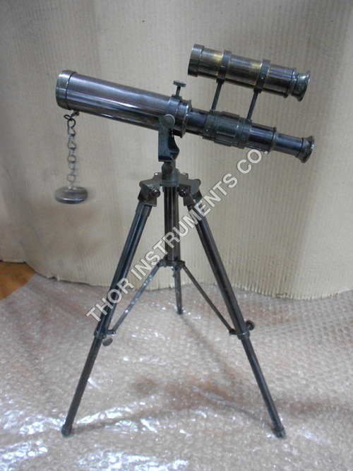 Antique Marine Navy Double Barrel Telescope