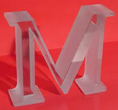 Glass Letters