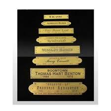 Brass Name Plate
