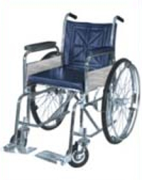 Wheel Chair Folding Fixed Delux