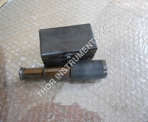 Vintage Unitron Telescope  Wooden Box Telescope