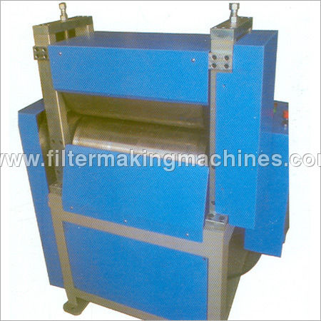 Blue Mesh Flattening Machine