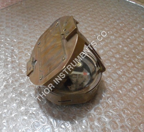 Antique Brass Natural Sine Nautical Compass