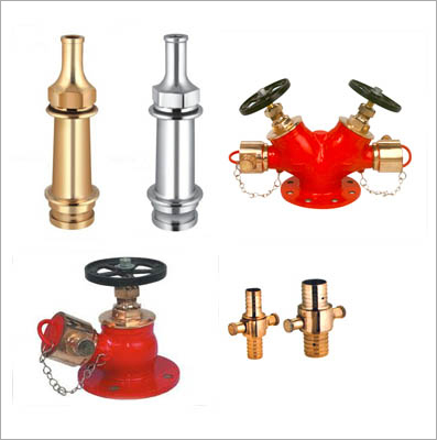 Fire Hydrant Fittings - Durable Brass Material | High-Pressure Fire Application Fittings, Corrosion Resistance, Quick Connect Design