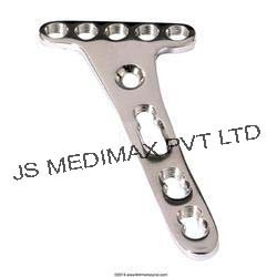 Volar Plate - Stainless Steel/Titanium 2.4mm Left 5 Holes, Anatomical Design, Strong Fixation