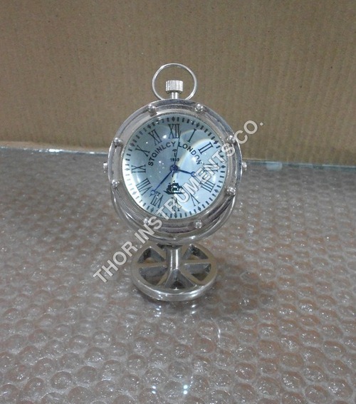 Nautical Watch Nickle Clock