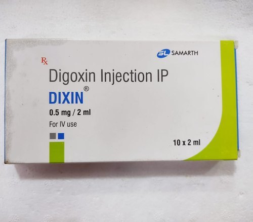 Dixin Digoxin Injection 0.5Mg/2Ml Packaging: Plastic Box