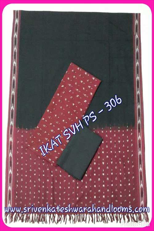 Ikkat Salwar Suit Cotton Dress Material Length: 40-45  Centimeter (Cm)