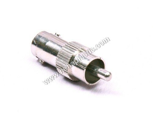 BNC Socket to RCA Plug Adaptor