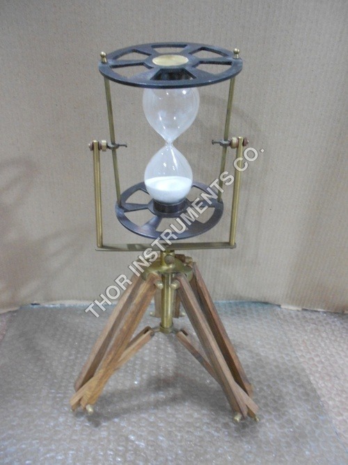 Sand Time with tripod  Decor Unique Gift 