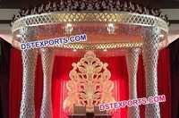 Wedding Golden Jali Mandap Set