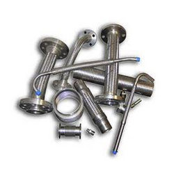 SS Bellow & Lined Hoses - Stainless Steel, Variable Size | High Durability, Customizable Specifications, Flanged End Connection