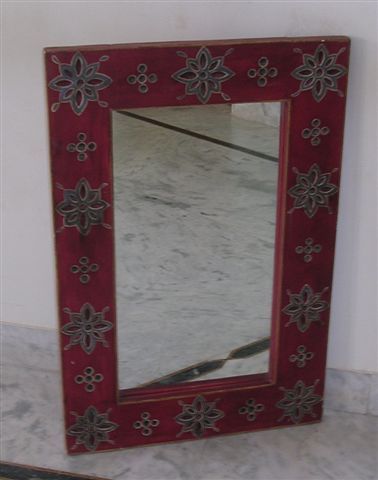 Painted Carveed mirror