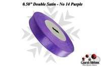 Double Satin Ribbons - Purple
