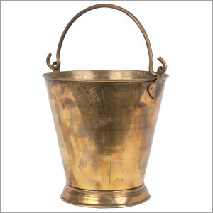 Brass Bucket By PREM METAL WORKS