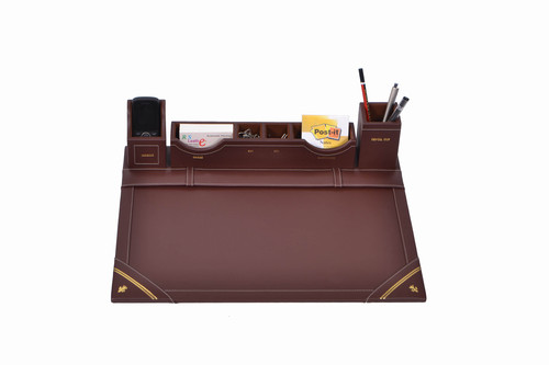 Brown Desk Organizer