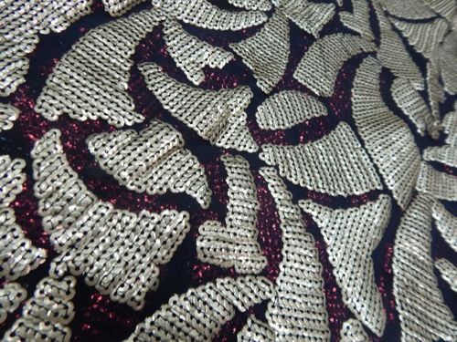 Viscose Zari Work Fabrics