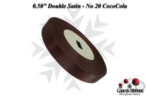 Double Satin Ribbons - CocoCola