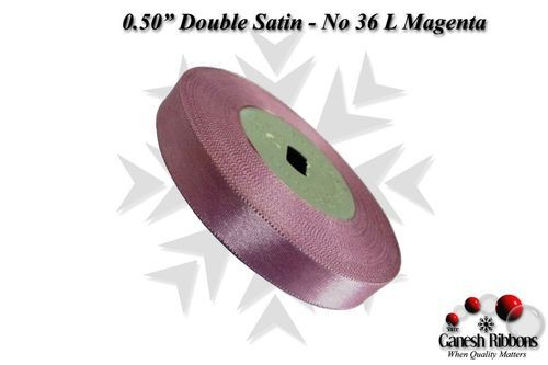 Double Satin Ribbons - L Magenta