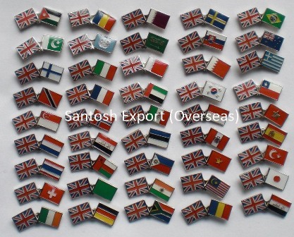 COUNTRY FLAG LAPEL PINS