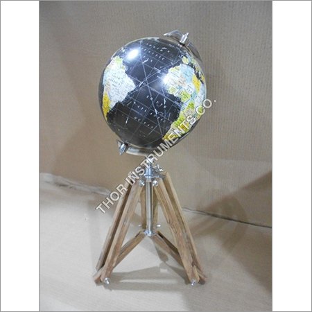 Globe on Tripod Rand Mcnally antique World 