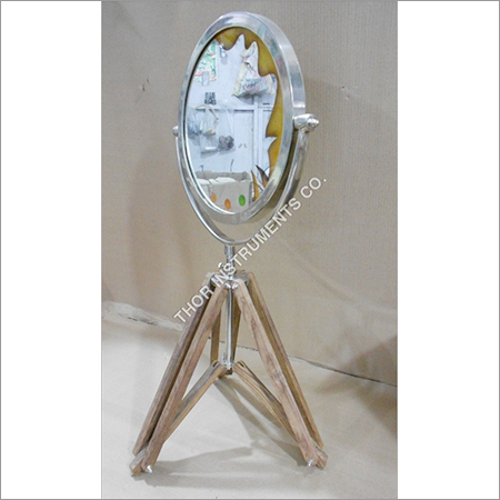 Mirror On Tripod Stainless Steel