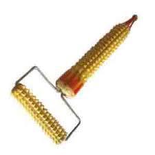 ACi Face Roller Wooden - Wood, Metal, 10x2x1 Inches, Gold | Pain Relief, Joint Pain Relief, Body Massage, Portable, Durable