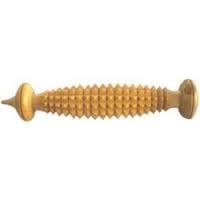 ACi Beak Roller Wooden - 15cm Light Brown Wood Pyramid Shape | Acupressure Stimulation Hand & Foot Massage Circulation Aid