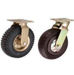 Solid Rubber Casters Wheel Size: 25/38/50/75 Mm