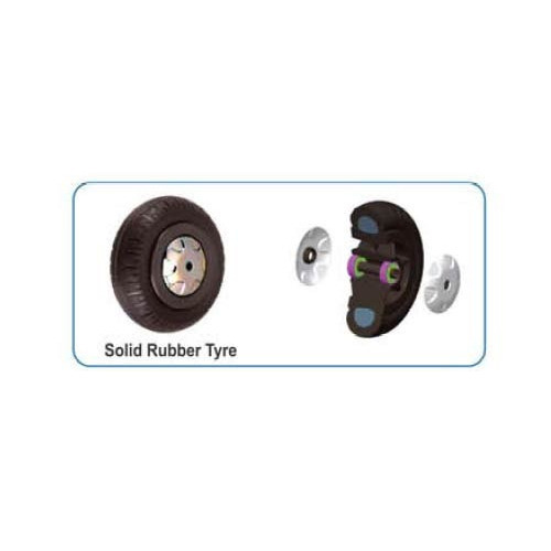 Solid Rubber Tyre Wheel Size: 25/38/50/75 Mm