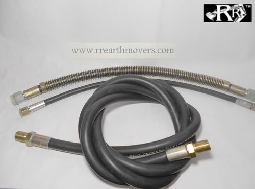 Black & Silver Hydraulic Hose (Rr614/20900)