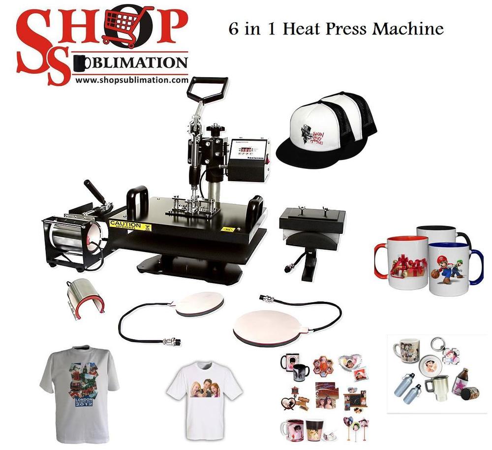 Heat Press Machine 6 in 1