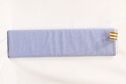 100% Cotton Periwinkle Blue Shirting Fabric